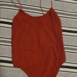 Burnt Orange Body Suit